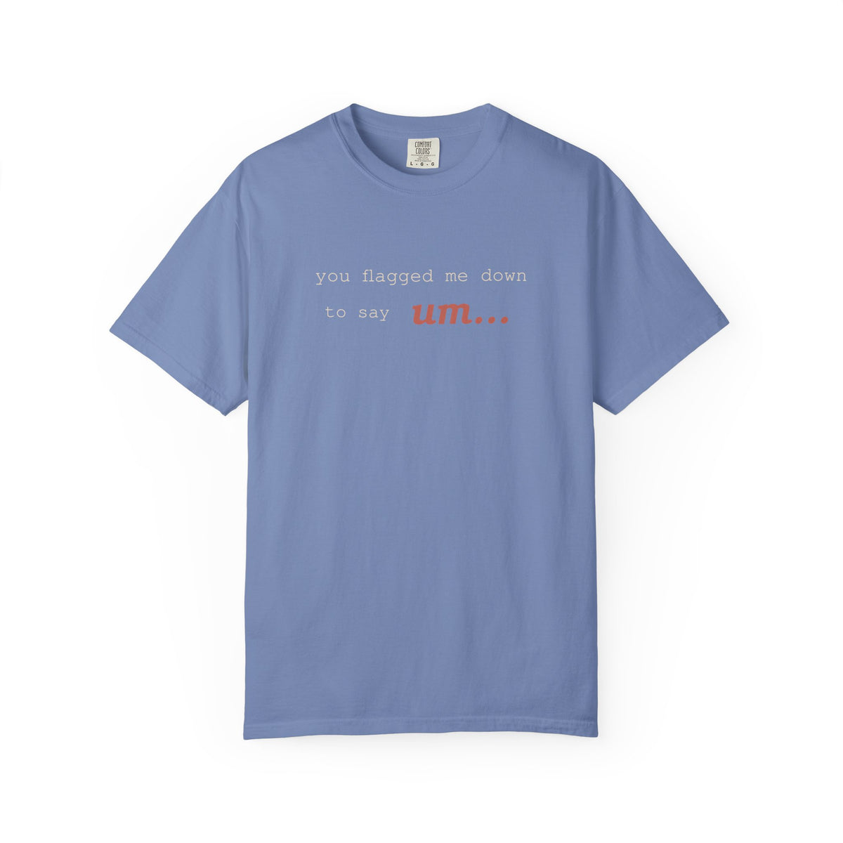 You Flagged Me Down To Say Um T-Shirt