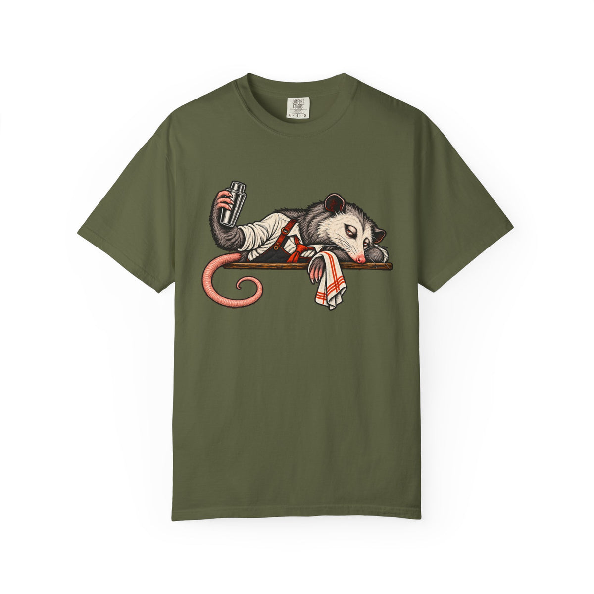 Exhausted Possum Bartender T-Shirt
