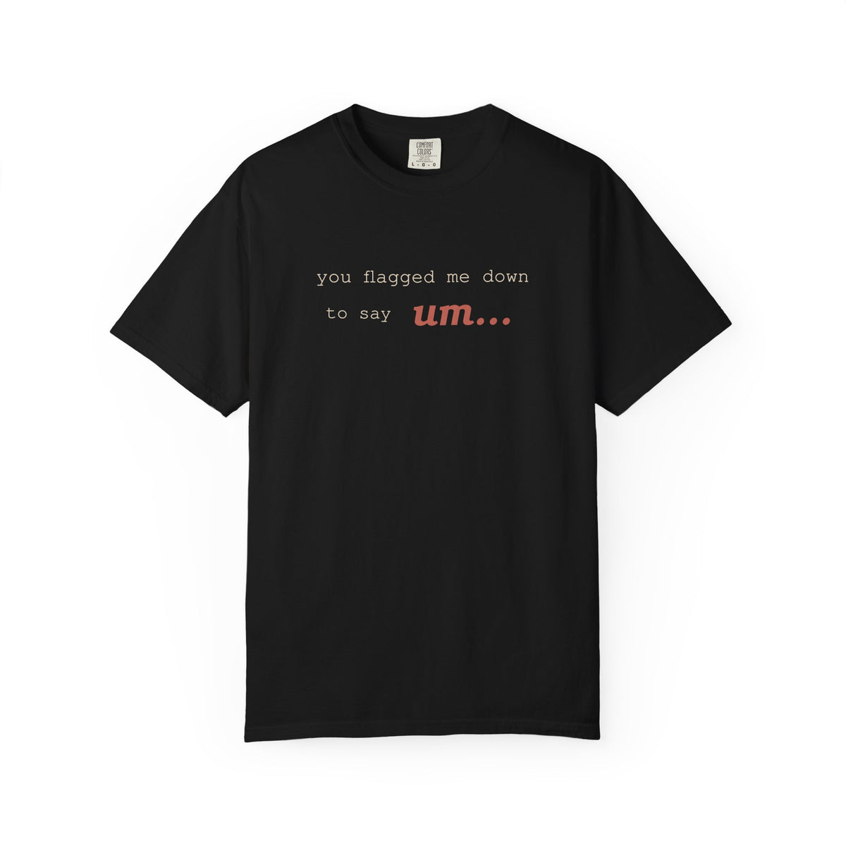 You Flagged Me Down To Say Um T-Shirt