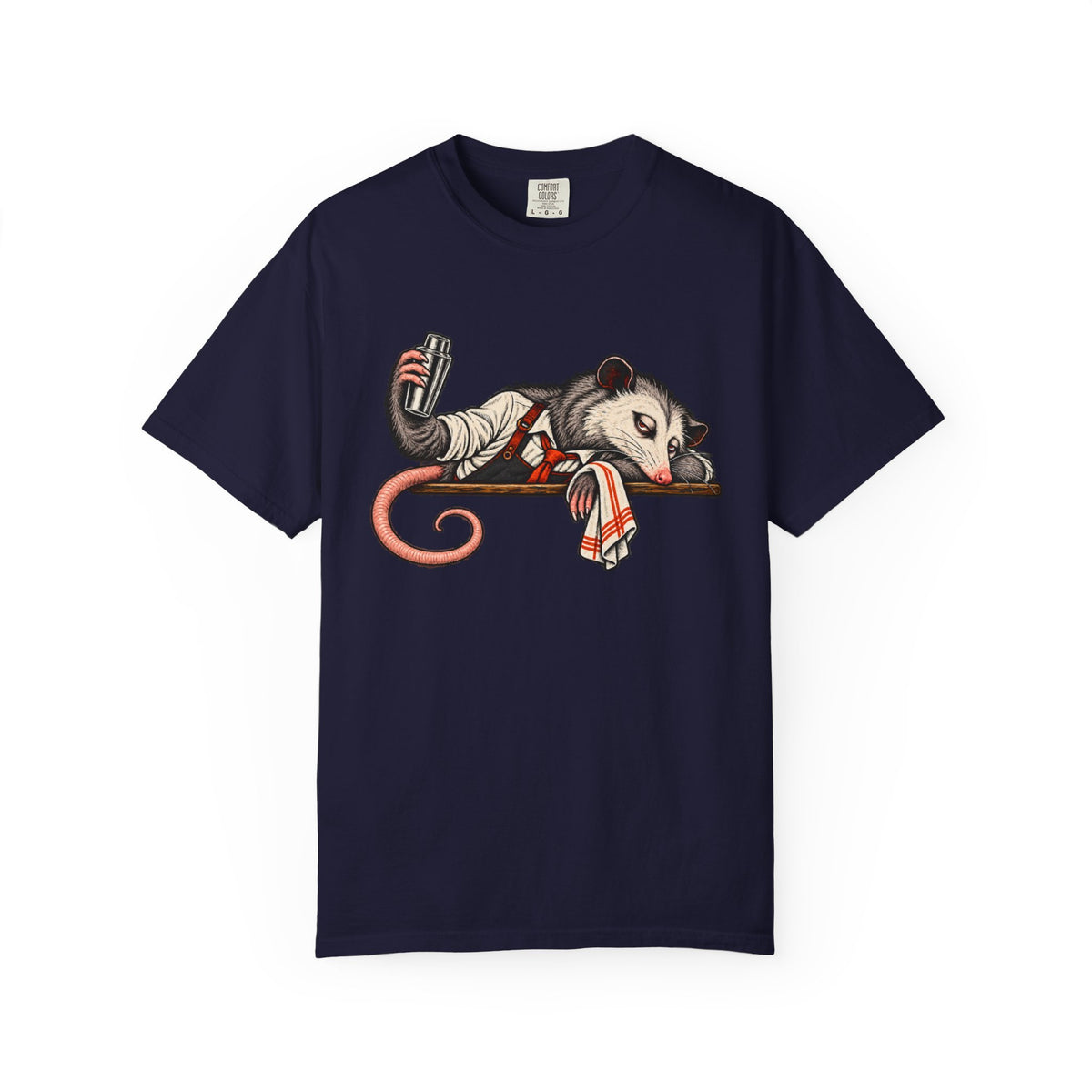 Exhausted Possum Bartender T-Shirt