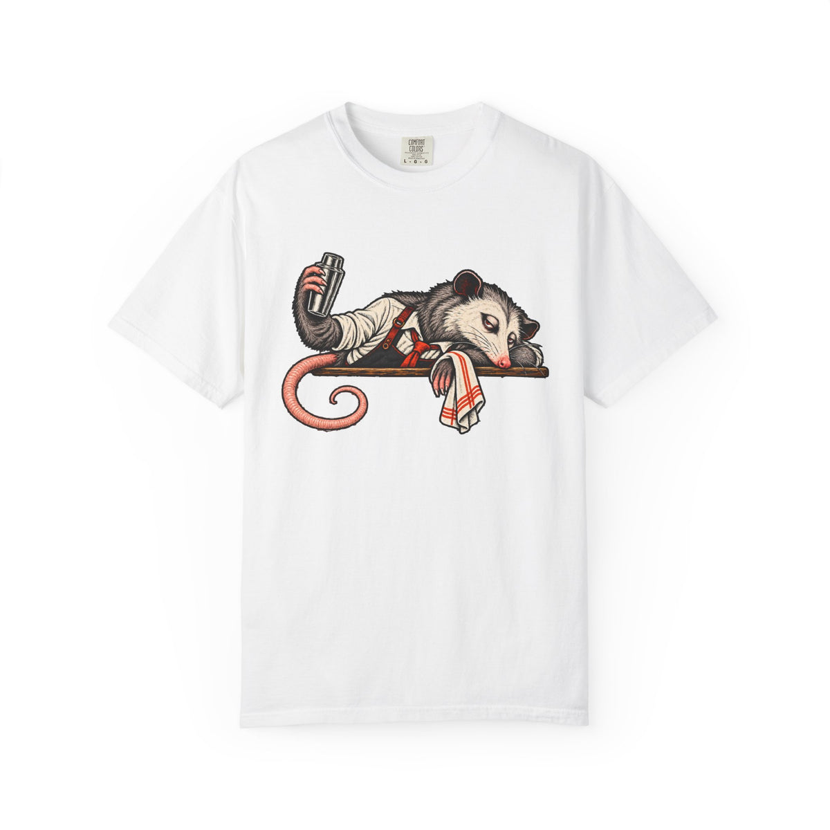 Exhausted Possum Bartender T-Shirt