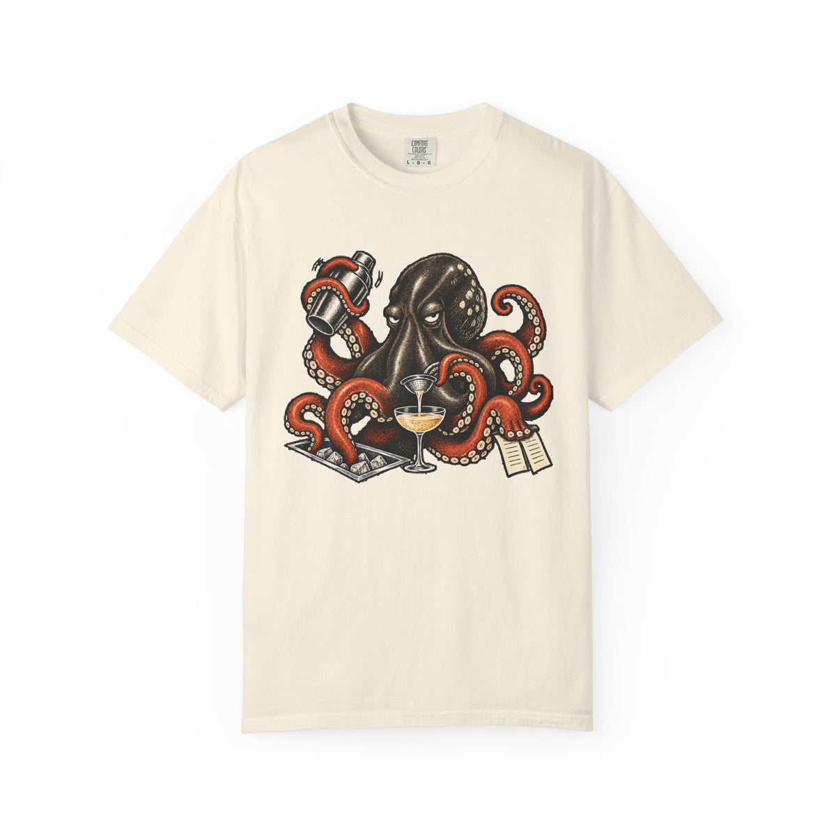 Octopus Bartender T-Shirt