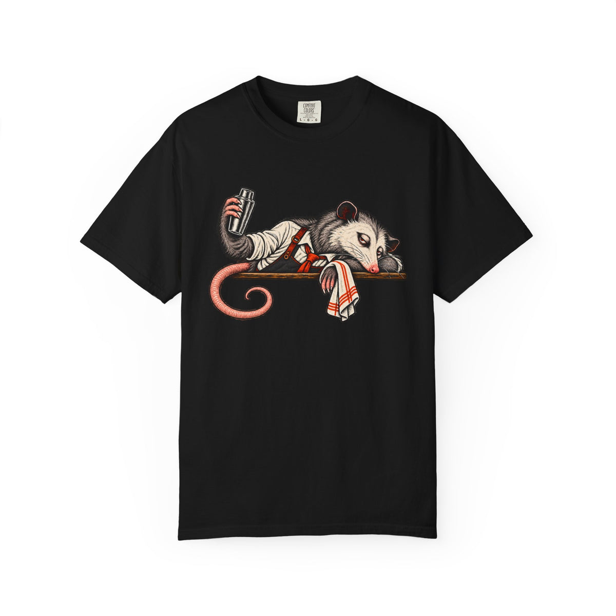 Exhausted Possum Bartender T-Shirt