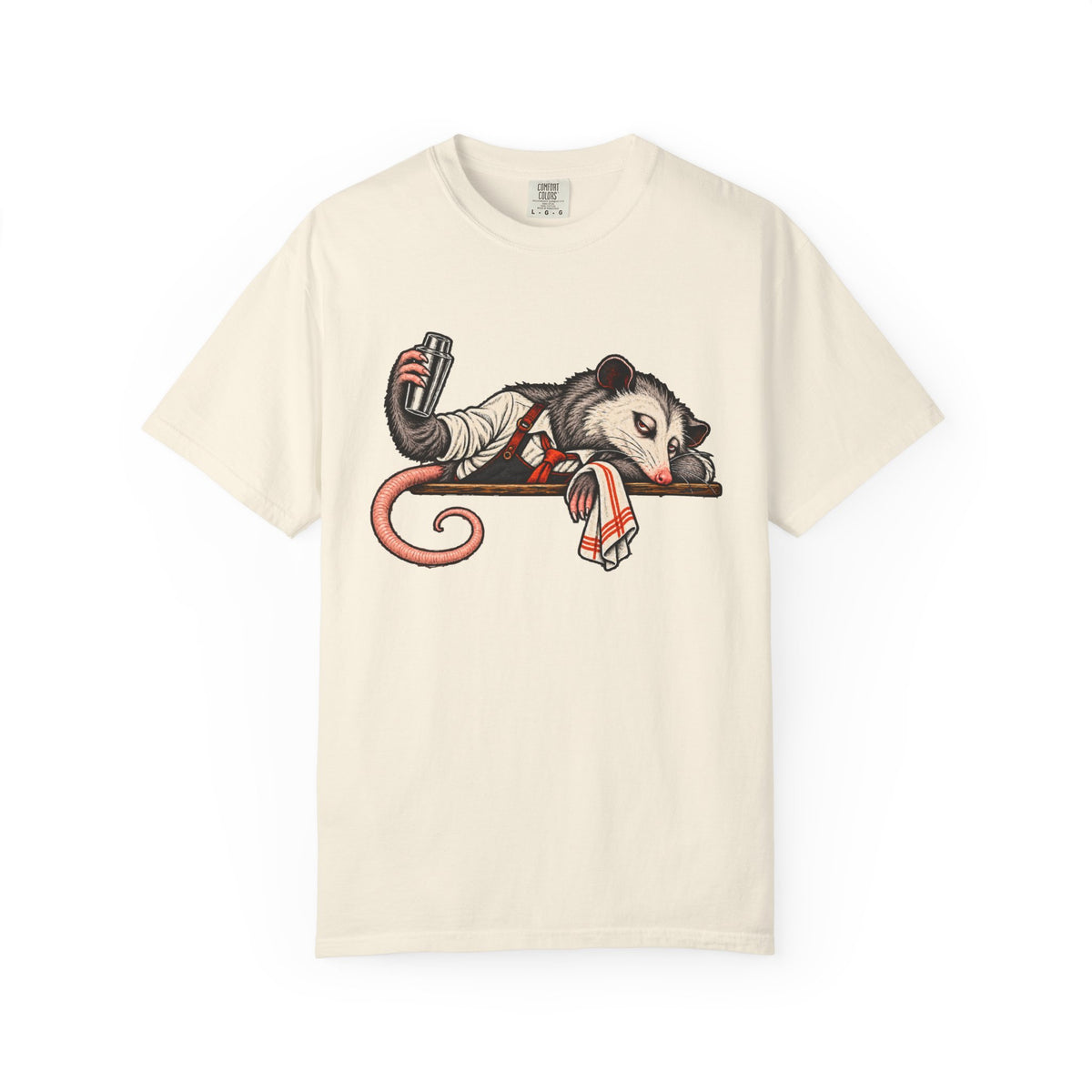 Exhausted Possum Bartender T-Shirt